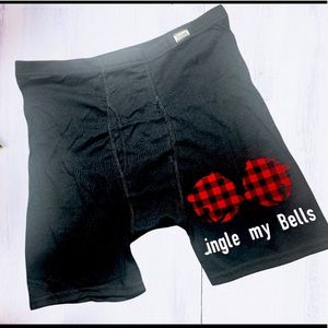 Jingle My Bells Christmas Boxer Briefs for Men Stocking Stuffers and Gifts
